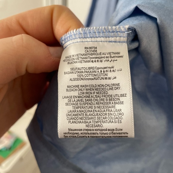 BCBGeneration Bell Sleeve Chambray A-Line Dress 🧵 0093 🔥 - Picture 5 of 6